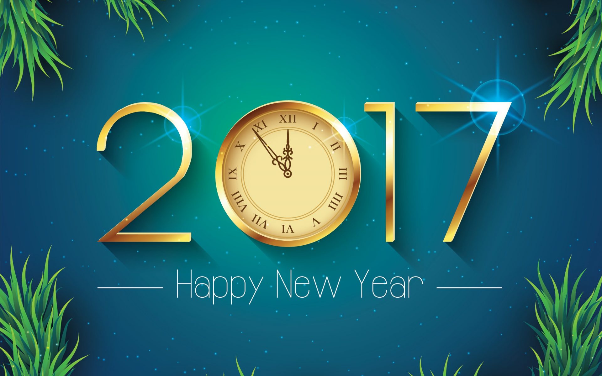 2017 Happy New Year Wallpaper